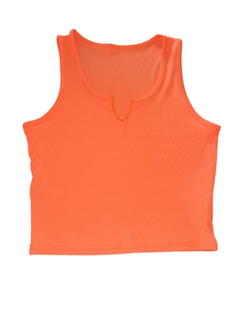 5/25$ ✨ Vibrant Orange Crop Tank Top